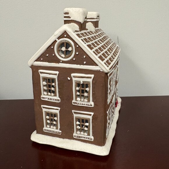 Martha Stewart Woodland Gingerbread HOUSE Decor Light Up Village Building in Box - Picture 4 of 11